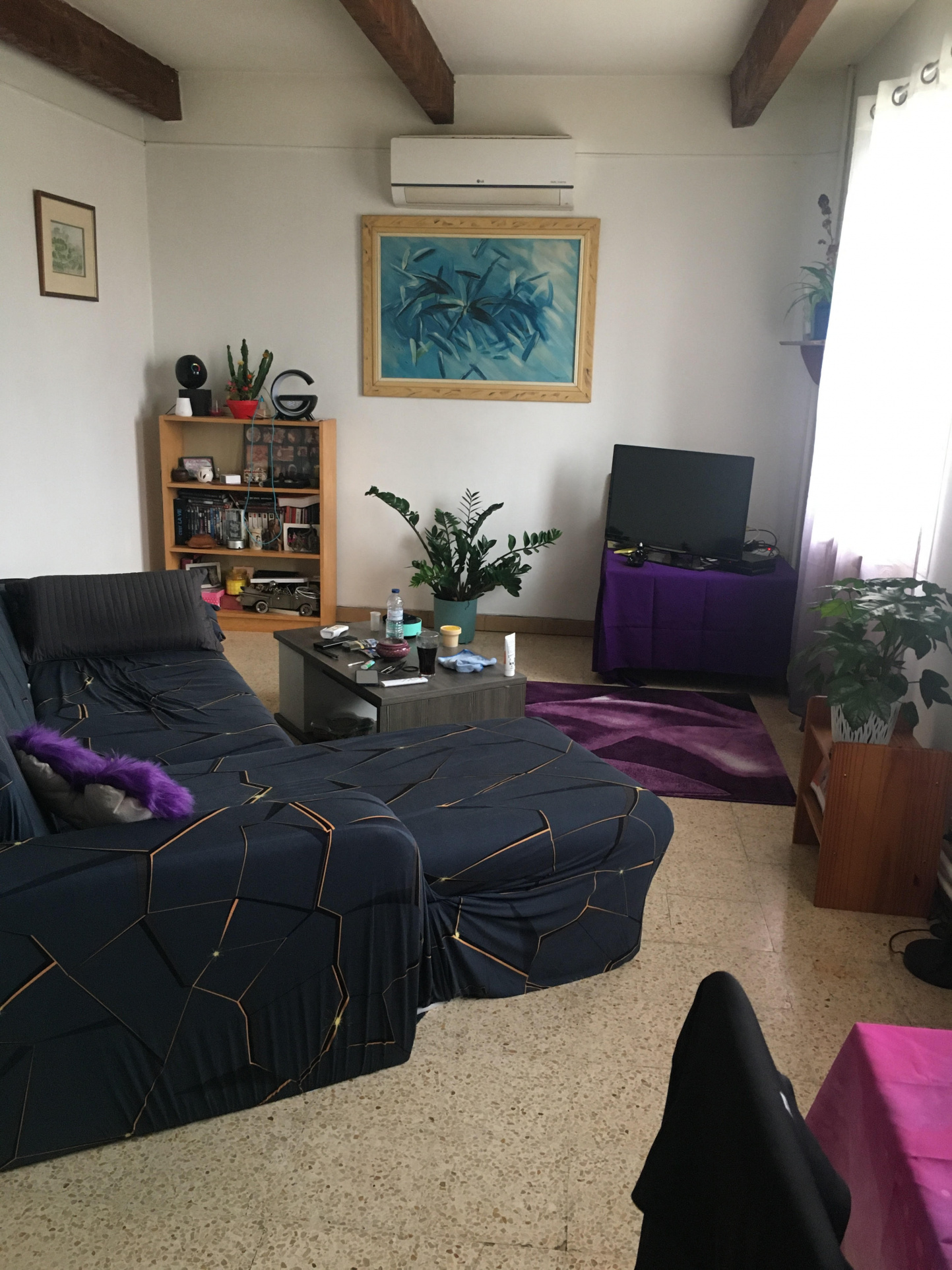 Appartement T2 haut de villa loué